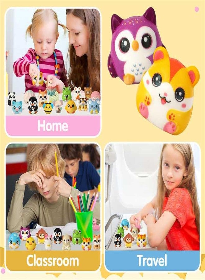 OMyFav 24PCS Party Favors for Kids - Cute Valentines Day Squishies Toys Bulk Valentines Day Gifts for Kids Classroom School Pinata Stuffers Birthday Gifts for Boys & Girls Classroom Prizes Elementary - Image 5